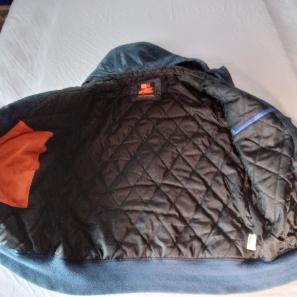 Rip Curl Anti Series Mistify Hooded Jacket Men's Size M Full Zip Blue Striped - Picture 7 of 12